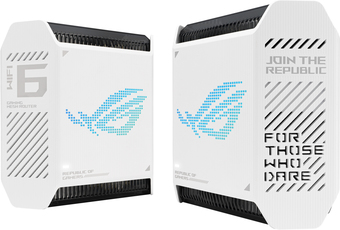 Картинка ASUS ROG Rapture GT6 (2 шт., белый) ASUS ROG Rapture GT6 (2 шт., белый)