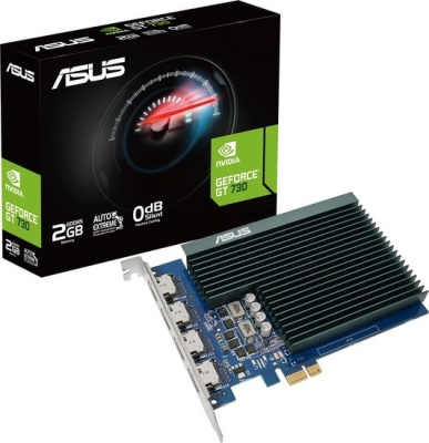 Картинка Видеокарта ASUS GeForce GT 730 2GB GDDR5 GT730-4H-SL-2GD5 Видеокарта ASUS GeForce GT 730 2GB GDDR5 GT730-4H-SL-2GD5