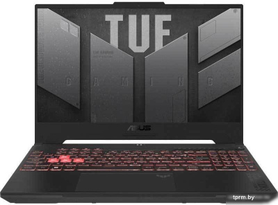 ASUS TUF Gaming A15/ FA507NV-LP137/ R5-7535HS/ 15.6 FHD IPS-level AG 16:9 144Hz/ GF RTX 4060 8GB/ 16GB/ 512GB/ DOS/ noODD/ Mecha Gray ноутбук 90NR0E85-M00BX0
