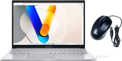ASUS Vivobook Go 15/ E1504FA-BQ1878/ R5-7520U/ 15.6 FHD IPS-level 16:9 AG/ AMD Radeon/ 16GB/ 512GB/ DOS/ noODD/ Cool Silver ноутбук 90NB0ZR1-M031S0
