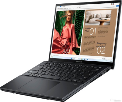 ASUS Zenbook Duo/ UX8406CA-PZ079W/ U9-285H/ 14 3K (2880 x 1800) OLED 16:10 400nits 120HZ Touch/ UMA/ 32GB/ 2TB/ W11H/ noODD/ Basalt Gray ноутбук 90NB14X1-M00330