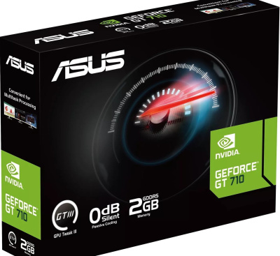 Картинка Видеокарта ASUS GeForce GT 710 2GB GDDR5 EVO GT710-SL-2GD5-BRK-EVO Видеокарта ASUS GeForce GT 710 2GB GDDR5 EVO GT710-SL-2GD5-BRK-EVO