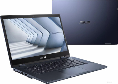 ASUS EXPERTBOOK B3 Flip/ B3402FVA-I516512B8D/ i5-1335U/ 14 FHD IPS touch/ UMA/ 16GB/ 512GB/ DOS/ ENG/ BAG+MOUSE+STYLUS/ BLACK ноутбук 90NX07N1-M013F0