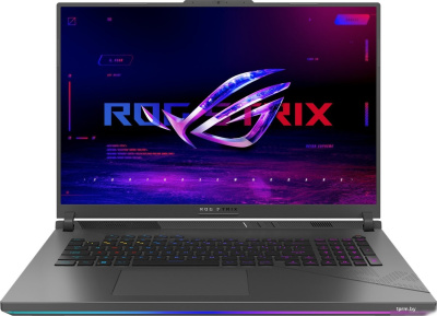 ASUS ROG Strix G18/ G814JVR-N6035/ i9-14900HX/ 18 2.5K AG IPS-level 16:10 500nits 240Hz/ GF RTX 4060 8GB/ 32GB/ 1TB/ DOS/ noODD/ Eclipse Gray ноутбук 90NR0IF6-M001L0