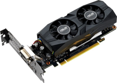 Картинка Видеокарта ASUS GeForce GTX 1650 OC edition 4GB GDDR5 GTX1650-O4G-LP-BRK Видеокарта ASUS GeForce GTX 1650 OC edition 4GB GDDR5 GTX1650-O4G-LP-BRK