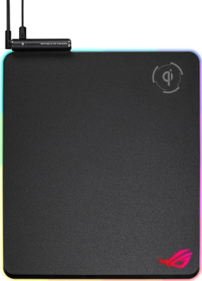 Картинка Коврик для мыши ASUS ROG Balteus Qi Коврик для мыши ASUS ROG Balteus Qi
