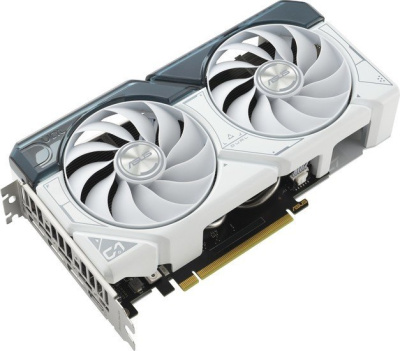 Картинка Видеокарта ASUS Dual GeForce RTX 4060 Ti OC Edition 8GB GDDR6 DUAL-RTX4060TI-O8G-WHITE Видеокарта ASUS Dual GeForce RTX 4060 Ti OC Edition 8GB GDDR6 DUAL-RTX4060TI-O8G-WHITE