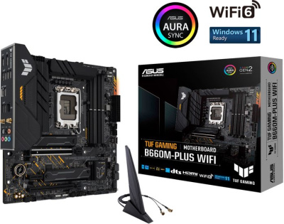 Материнская плата ASUS TUF Gaming B660M-Plus WiFi Материнская плата ASUS TUF Gaming B660M-Plus WiFi