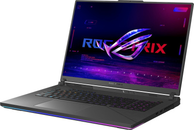 ASUS ROG Strix G18/ G814JVR-N6035/ i9-14900HX/ 18 2.5K AG IPS-level 16:10 500nits 240Hz/ GF RTX 4060 8GB/ 32GB/ 1TB/ DOS/ noODD/ Eclipse Gray ноутбук 90NR0IF6-M001L0
