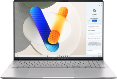 Ноутбук ASUS Vivobook S 16 M5606WA-MX118 Cool Silver (90NB14B3-M009T0)