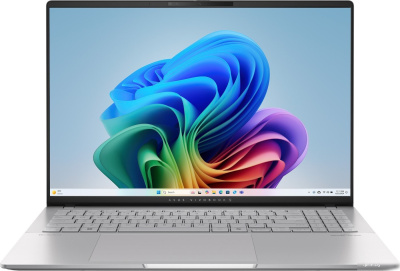 ASUS Vivobook S 16 OLED/ M5606KA-RI035/ AMD KRACKAN-8C/ 16 3K (2880 x 1800) OLED 16:10 400nits/ AMD Radeon Graphics/ 24GB/ 1TB/ DOS/ noODD/ Cool Silver ноутбук 90NB1593-M00160
