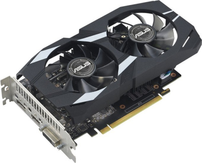 Картинка Видеокарта ASUS Dual GeForce GTX 1650 OC Edition 4GB GDDR6 EVO DUAL-GTX1650-O4GD6-P-EVO Видеокарта ASUS Dual GeForce GTX 1650 OC Edition 4GB GDDR6 EVO DUAL-GTX1650-O4GD6-P-EVO