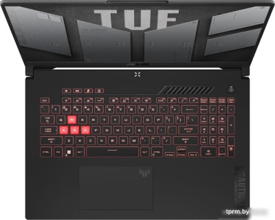 ASUS TUF Gaming A17/ FA707NUR-HX057/ R7-7435HS/ 17.3 FHD Value IPS-level AG 16:9 144Hz/ RTX 4050 6GB/ 16GB/ 1TB/ DOS/ Mecha Gray ноутбук 90NR0JL5-M002W0
