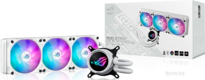 Картинка Жидкостное охлаждение для процессора ASUS ROG Strix LC III 360 ARGB WHT Жидкостное охлаждение для процессора ASUS ROG Strix LC III 360 ARGB WHT