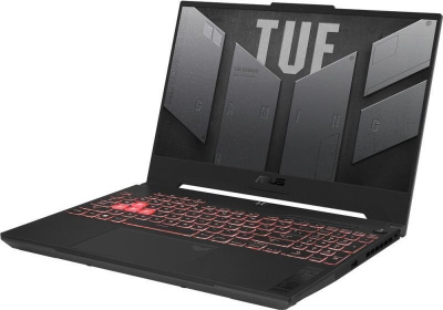 ASUS TUF Gaming A15/ FA507NV-LP137/ R5-7535HS/ 15.6 FHD IPS-level AG 16:9 144Hz/ GF RTX 4060 8GB/ 16GB/ 512GB/ DOS/ noODD/ Mecha Gray ноутбук 90NR0E85-M00BX0