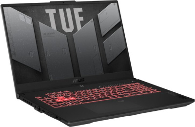 ASUS TUF Gaming A17/ FA707NUR-HX057/ R7-7435HS/ 17.3 FHD Value IPS-level AG 16:9 144Hz/ RTX 4050 6GB/ 16GB/ 1TB/ DOS/ Mecha Gray ноутбук 90NR0JL5-M002W0